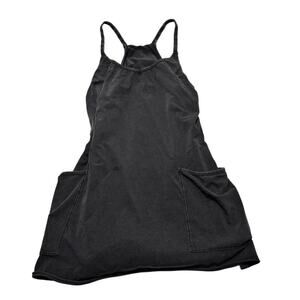 Free People Women’s Cotton Hot Shot Mini Dress Romper With Pockets Size Large